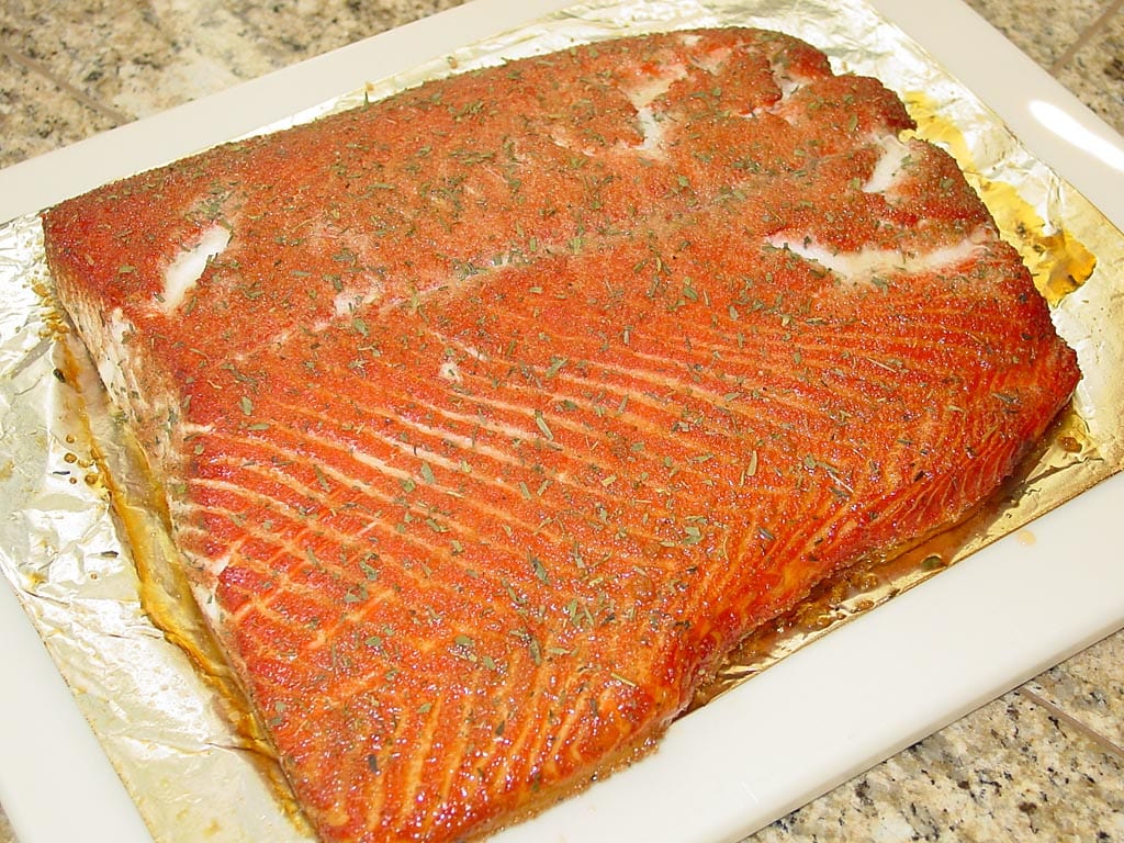Brown Sugar Rub For Smoked Salmon - That Guy Who Grills