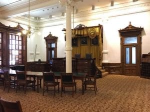 The original Texas Supreme Court Room