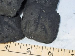 Close-up of a Kingsford Charcoal Briquets