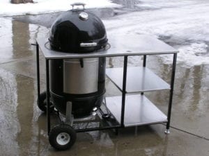 Stainless steel WSM cart