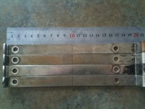 Measuring center point between top and bottom grate position
