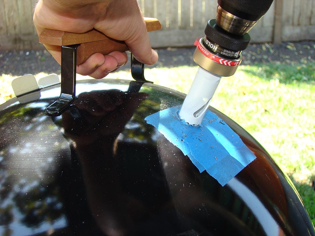 Cutting A Probe Thermometer Slot - The Virtual Weber Bullet
