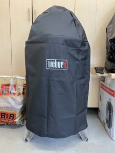 Lightweight fabric cover installed on WSM 22